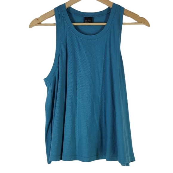 NWT Nordstrom FREE PRESS Swing Pajama Tank‎ Top Teal Extra Large - Picture 1 of 4
